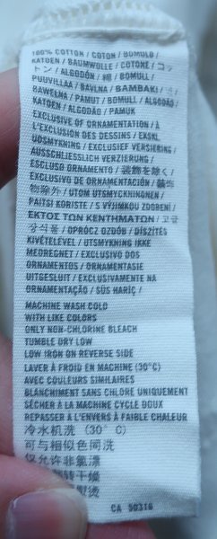 2-3152B/未使用品 Abercrombie&Fitch 長袖Tシャツ アバクロンビーアンドフィッチ 送料200円 _画像4