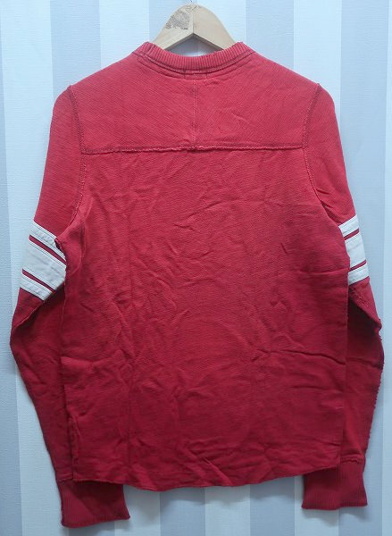 2-3122B/未使用品 Abercrombie&Fitch 長袖フットボールTシャツ アバクロンビーアンドフィッチ_画像2