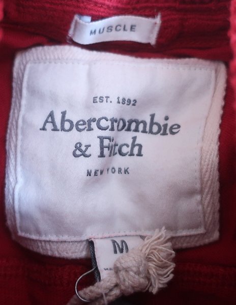 2-3122B/未使用品 Abercrombie&Fitch 長袖フットボールTシャツ アバクロンビーアンドフィッチ_画像3