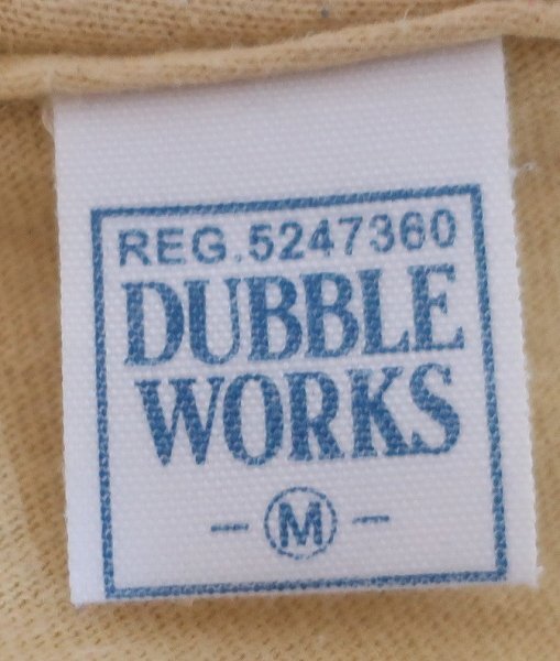 2-3066B/DOUBLE WORKS короткий рукав V шея футболка двойной Works стоимость доставки 200 иен 