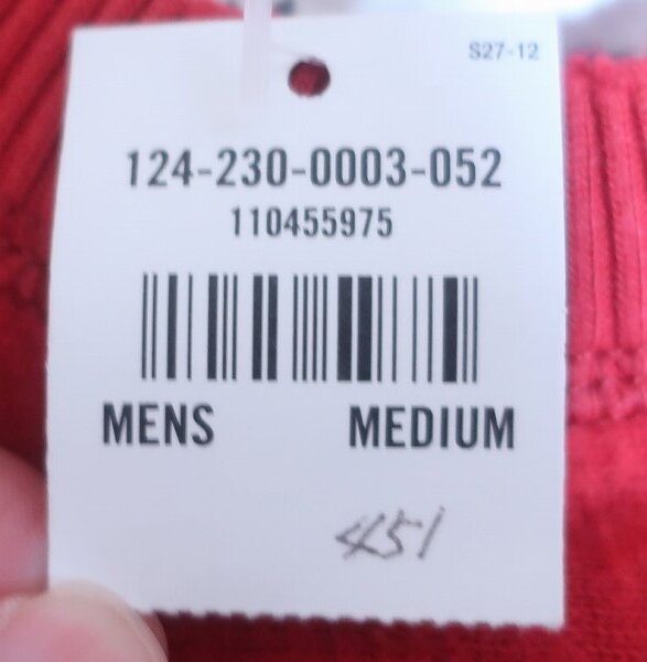 2-3122B/未使用品 Abercrombie&Fitch 長袖フットボールTシャツ アバクロンビーアンドフィッチ_画像5