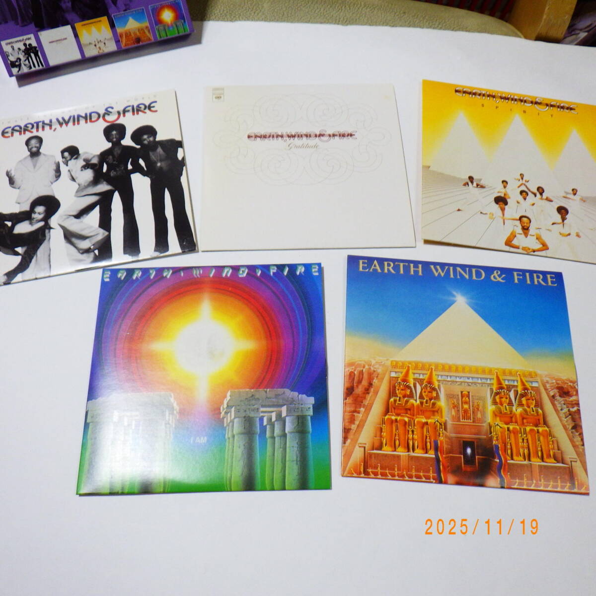 5CD EARTH WIND&FIRE earth * Wind * and * fire -ORIGINAL ALBUM CLASSICS бумага жакет specification 5 листов комплект CD box 