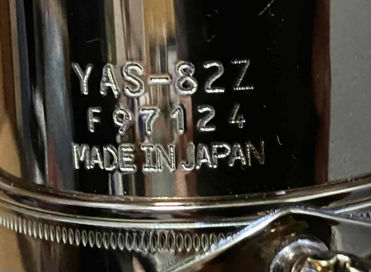 調整済み 2025年3月購入 ヤマハ アルトサックス YAS-82ZA アンバーラッカー YAMAHA_画像2