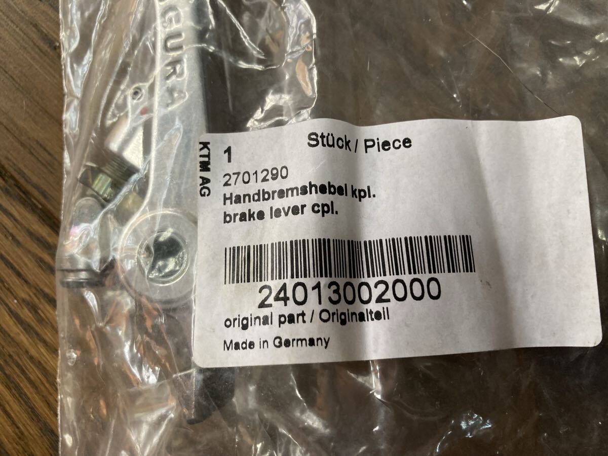 ハンドブレーキレバー　ハスクバーナ、フサベル未使純正品 部品番号【24013002000】MAGURA FC/FE/FX/TE/TX 2018-2021_画像3