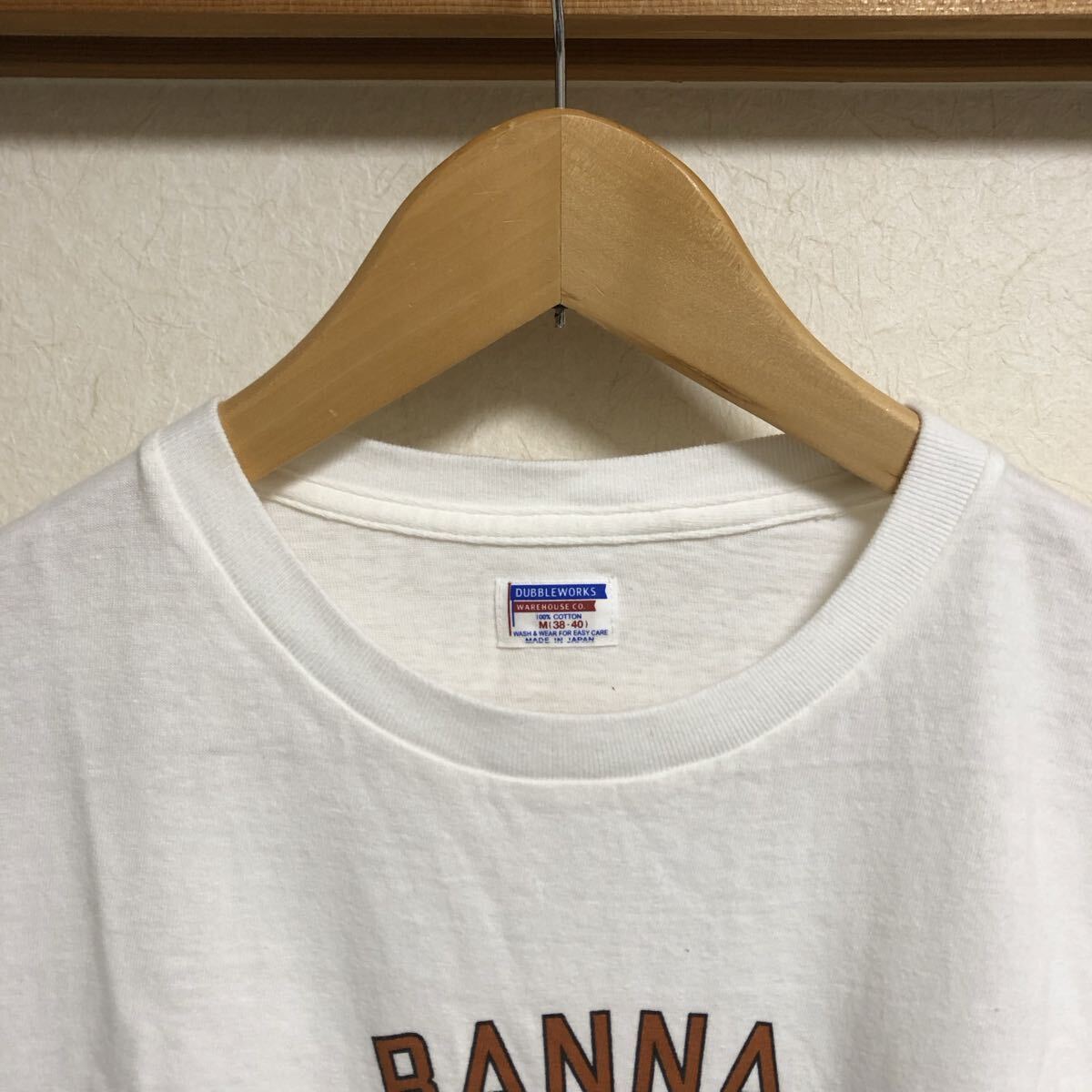  включая доставку сделано в Японии двойной Works одежда - u Sprint T M прекрасный б/у DUBBLE WORKS WAREHOUSE короткий рукав футболка American Casual б/у одежда MADE IN JAPAN