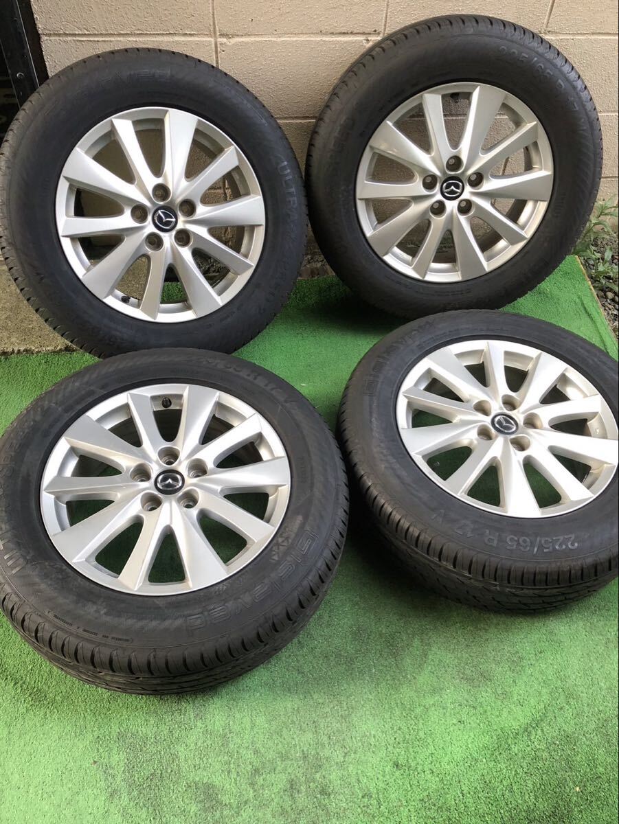 マツダCX5純正　ホイールタイヤセット　17インチ　ULTRA SPEED2　225-65-R17 V_画像1