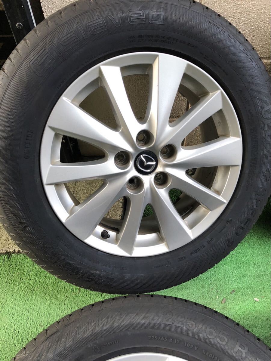 マツダCX5純正　ホイールタイヤセット　17インチ　ULTRA SPEED2　225-65-R17 V_画像4