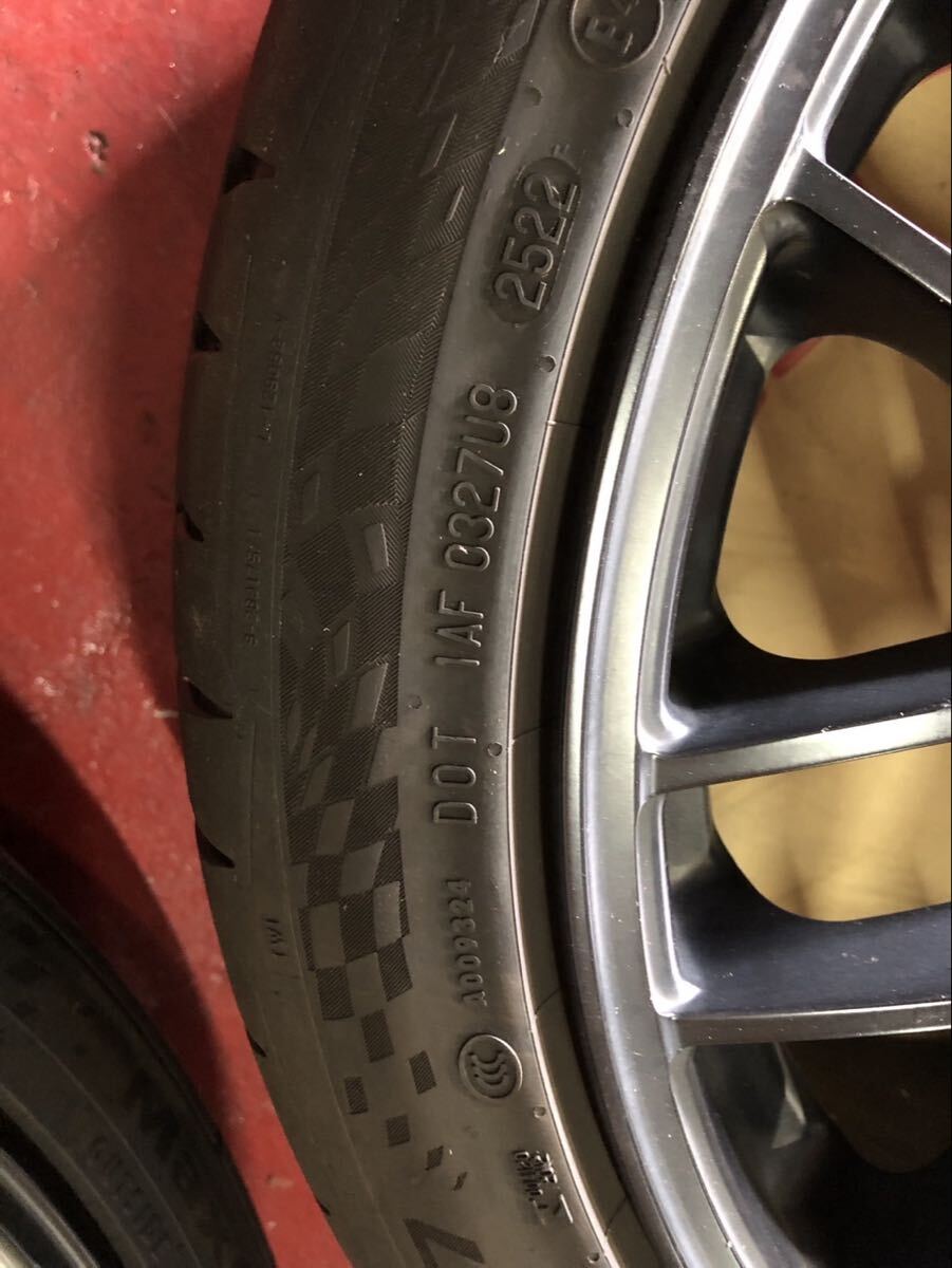 Cotinental コンチネンタル Sport Contact7 スポーツコンタクト 19インチアルミホイールタイヤセット 225ー40ー19 マッドブラック_画像7