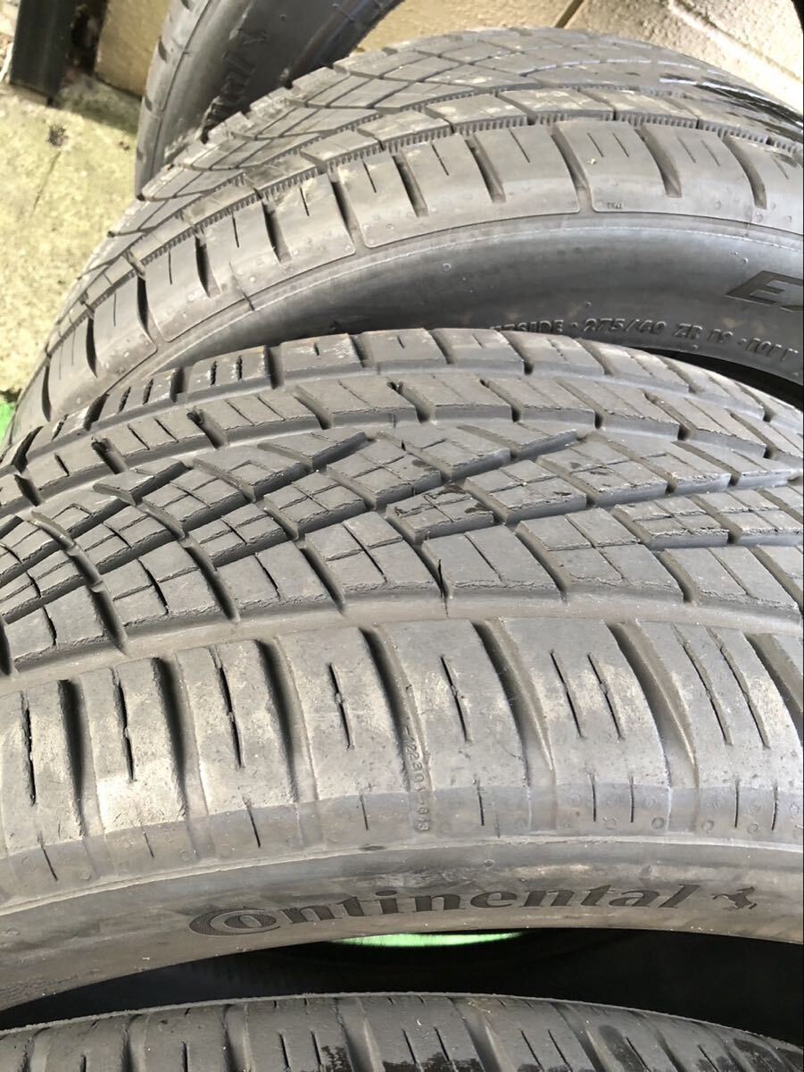 Continental コンチネンタル EXTREMECONTACT タイヤ 245ー45ー19(2本)275ー40ー19(2本)計4本セット_画像3
