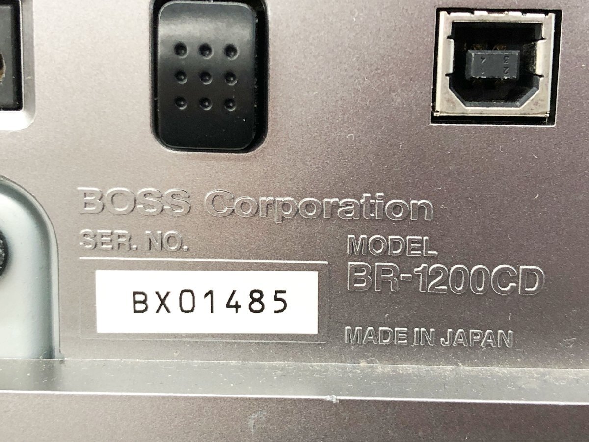 【 G 】 K0233 BOSS BR-1200CD マルチトラックレコーダー ボス 3154331_画像8