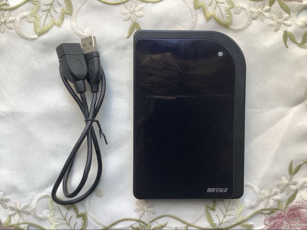 BUFFALO バッファロー 外付けハードディスク ブラック_画像1