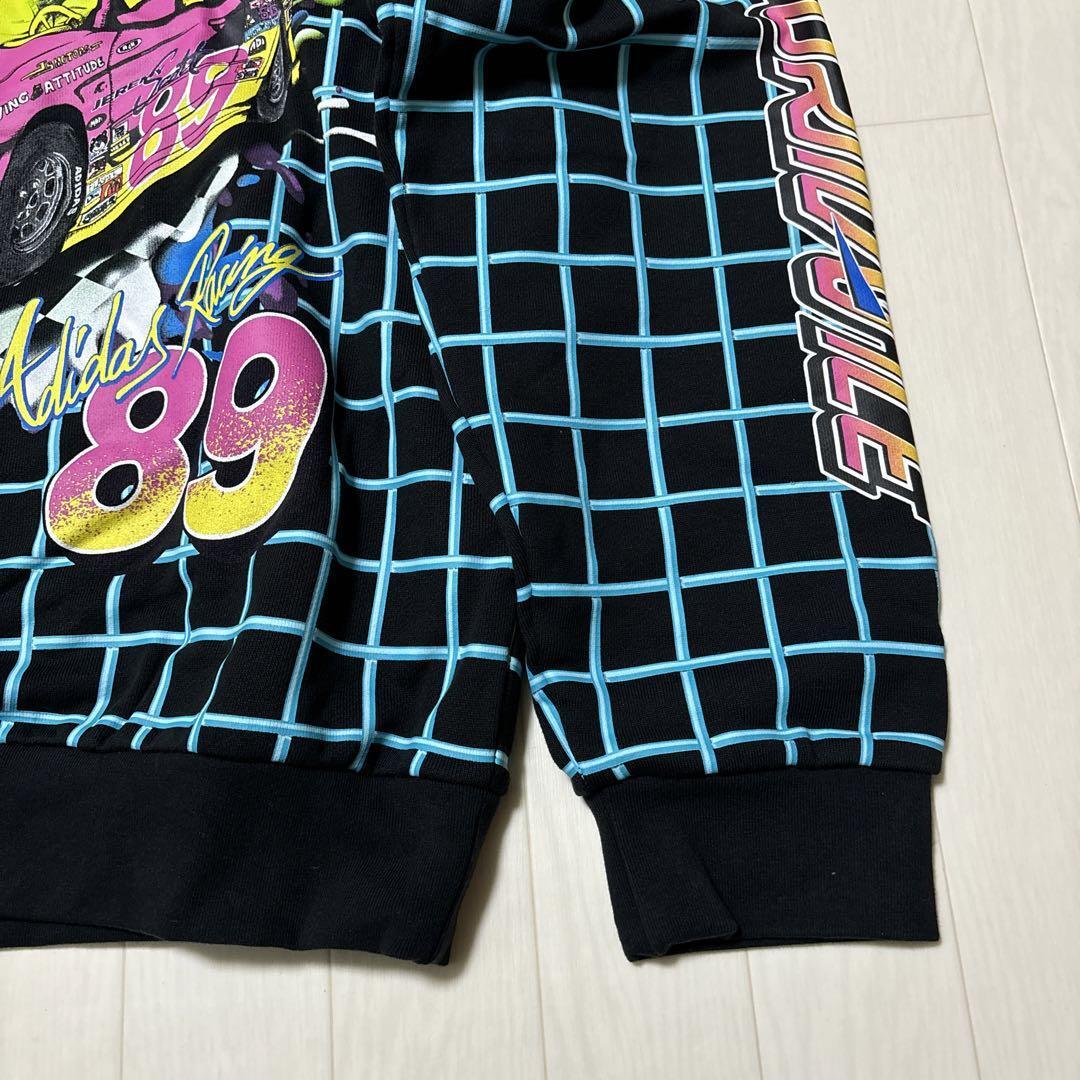 3XL(2XO)サイズ ★新品 アディダス × ジェレミースコット ラリー パーカー コラボ 黒 ブラック adidas JEREMY SCOTT HG6511 JS 4L _画像4