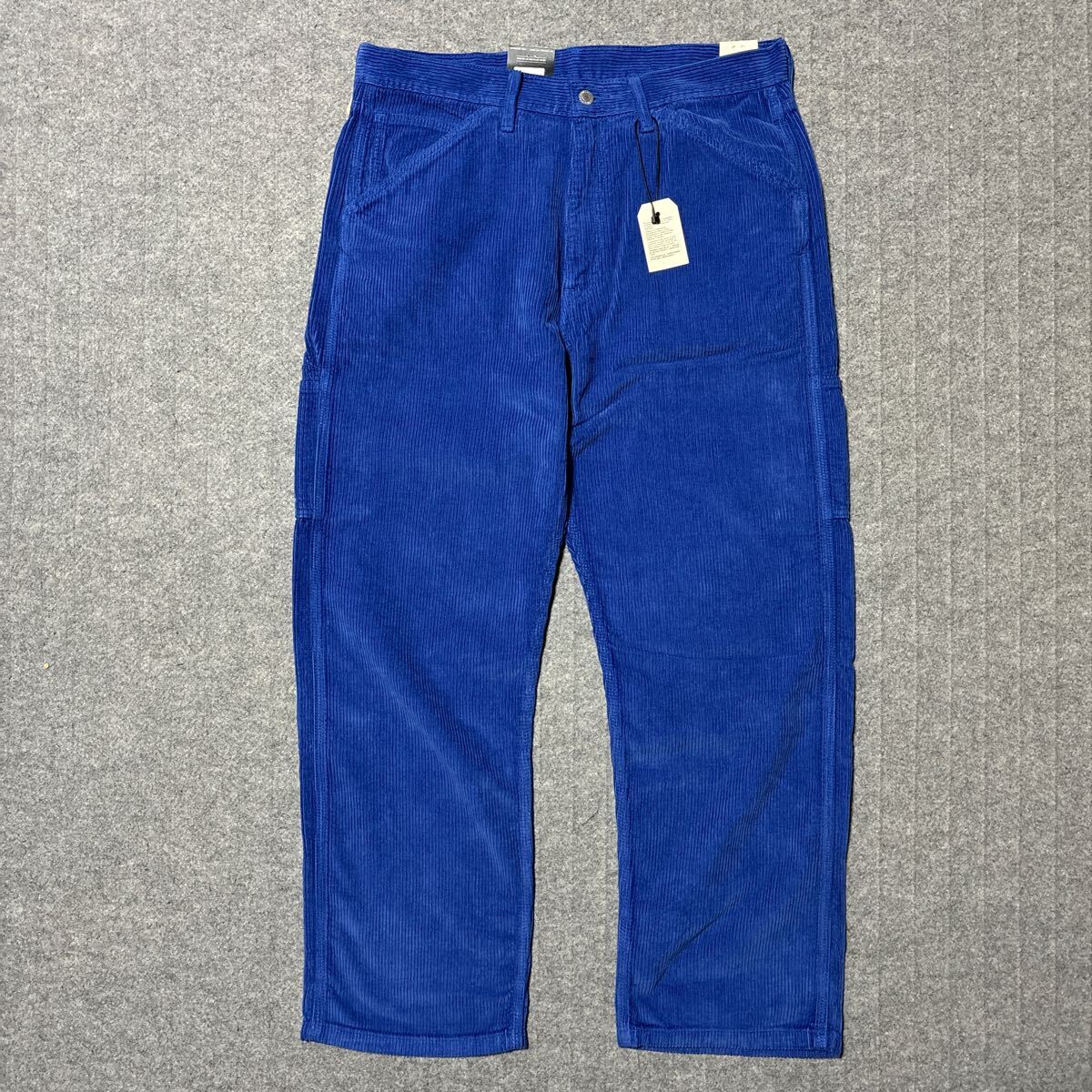 W38 L32 ★ 新品 リーバイス 568 コーデュロイ パンツ LEVI'S STAY LOOSE ステイルーズ カーペンター ワークパンツ 青 55849-0032 _画像2