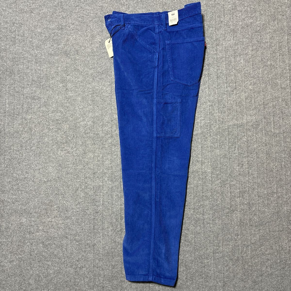 W38 L32 ★ 新品 リーバイス 568 コーデュロイ パンツ LEVI'S STAY LOOSE ステイルーズ カーペンター ワークパンツ 青 55849-0032 _画像6