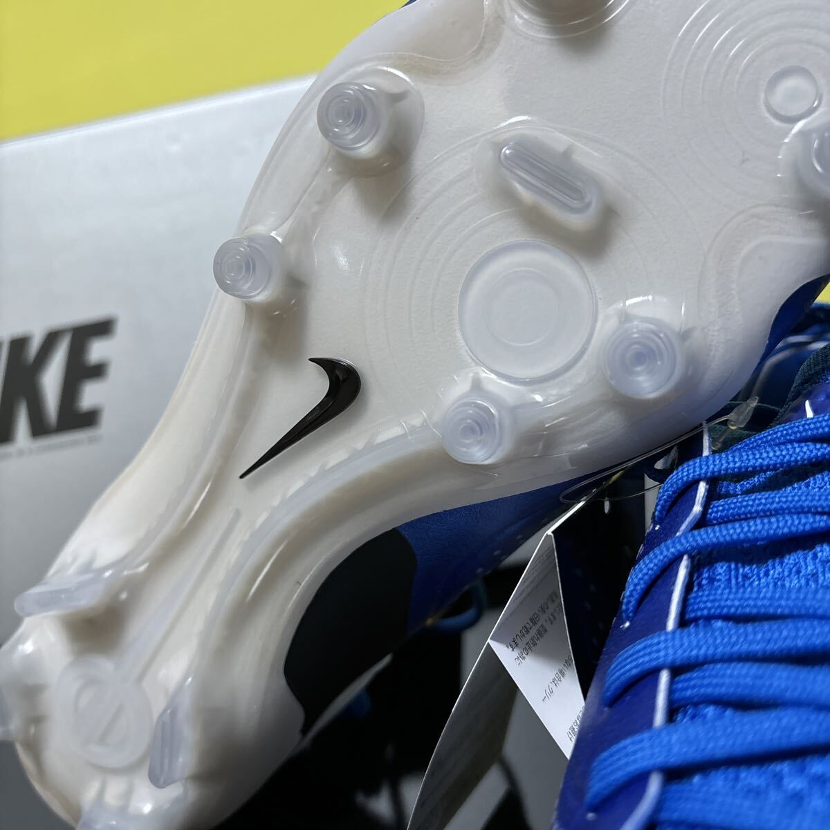 27.0cm ★ 新品 ナイキ ティエンポ レジェンド 10 エリート FG サッカー スパイク トップモデル TIEMPO LEGEND ELITE 天然芝 青 DV4328-400_画像7