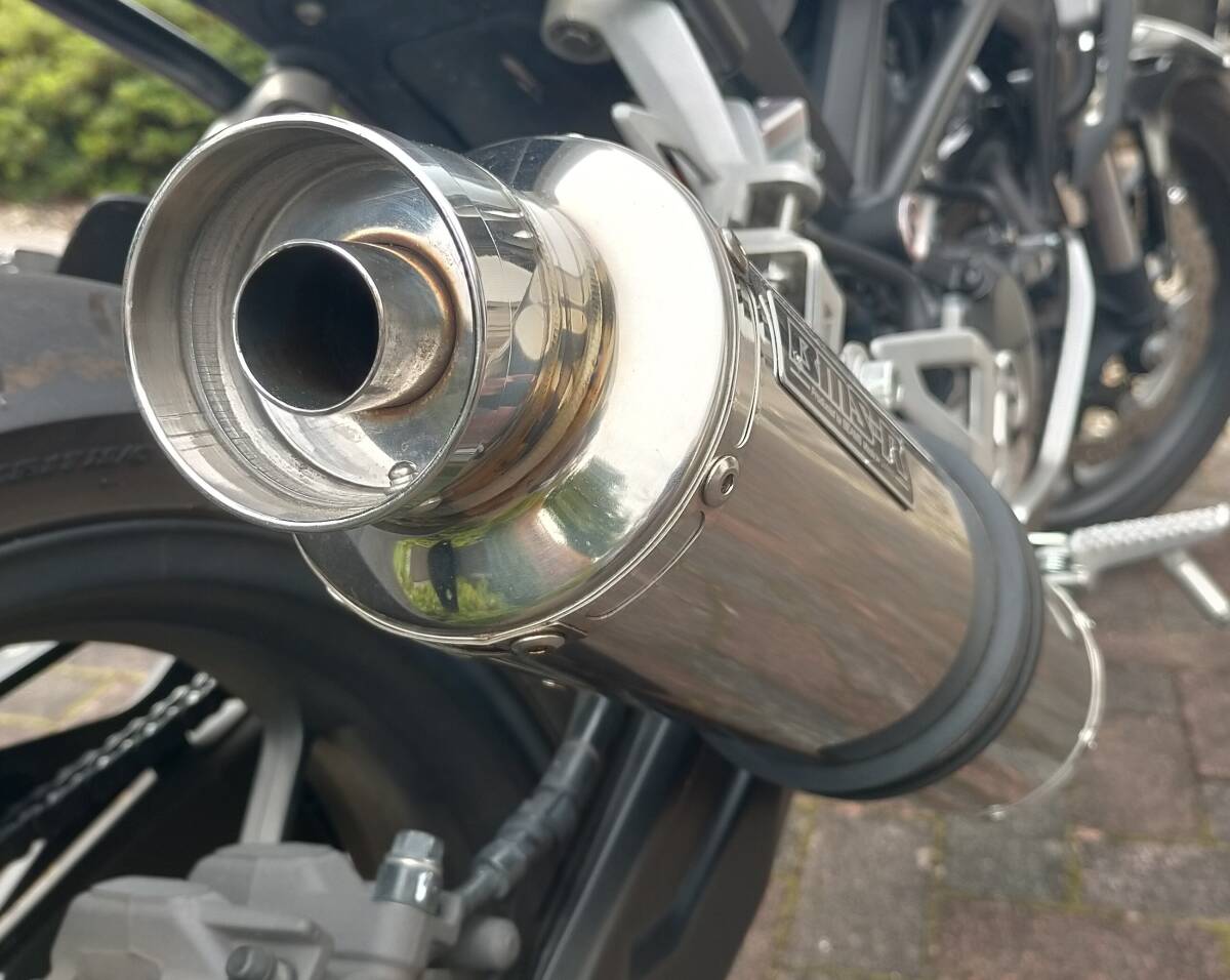 【中古】BEAMS R-EVO ステンレスサイレンサー CB125R(JC79)用_画像2