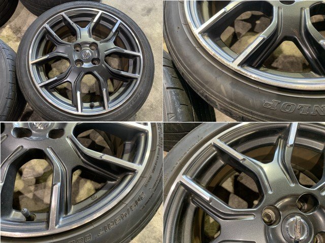 ニッサン ノート DBA-E12 純正ホイール 4本セット 17×7J ニスモ S 501920_画像2