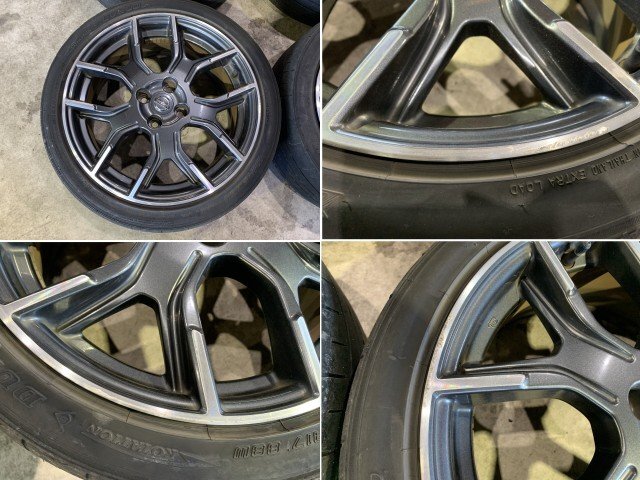 ニッサン ノート DBA-E12 純正ホイール 4本セット 17×7J ニスモ S 501920_画像5