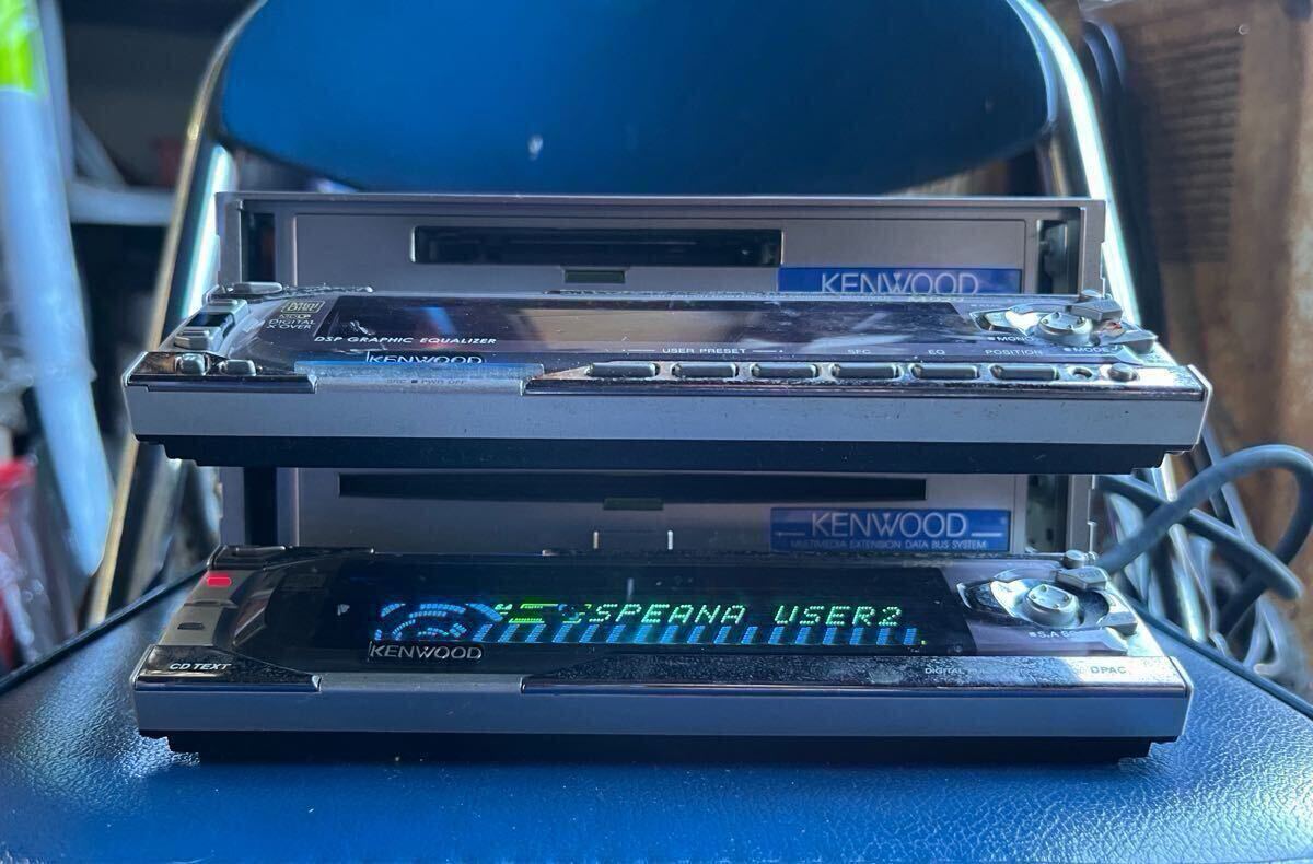 当時物 / KENWOOD ケンウッド M929 / D929 DSP イコライザー CD / MD 実動品_画像2