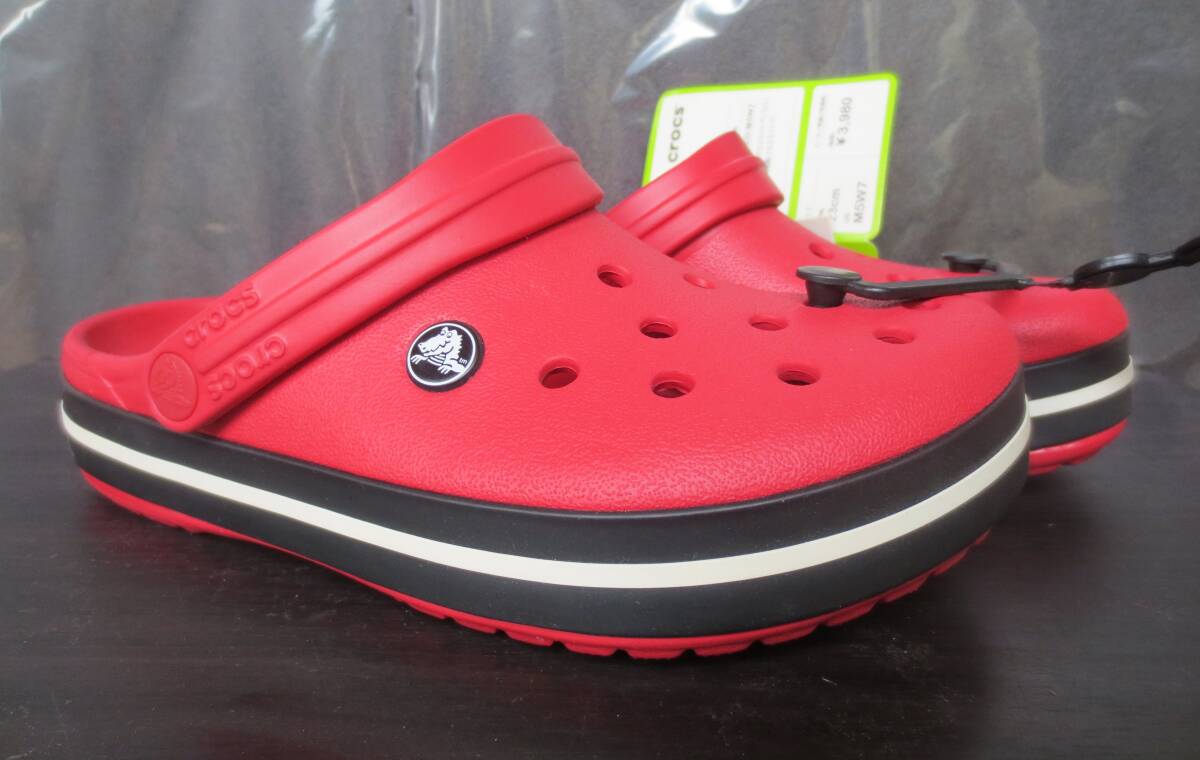 新品 crocs クロックバンド 23㎝ クロックス US M5W7 CROCS サンダル ビーチ メンズ レディース_画像1