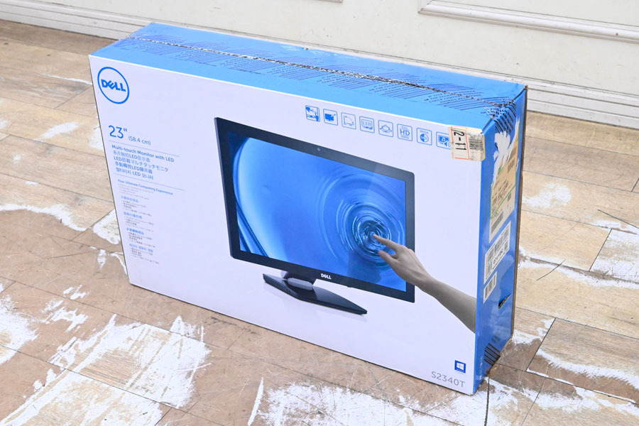I141 未使用 箱入り DELL S2340T 液晶モニタ マルチタッチパネル ディスプレイ_画像1