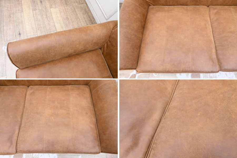 I232 人気家具メーカー 関家具 RELAXFORM ワイドダブルソファ トリプルソファ 2P 3P 二人掛け 三人掛け_画像6