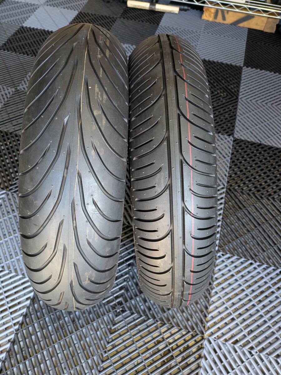 新品 BATTLAX レインタイヤ前後セット BT601FSS&BT601RSS 12インチ_画像1