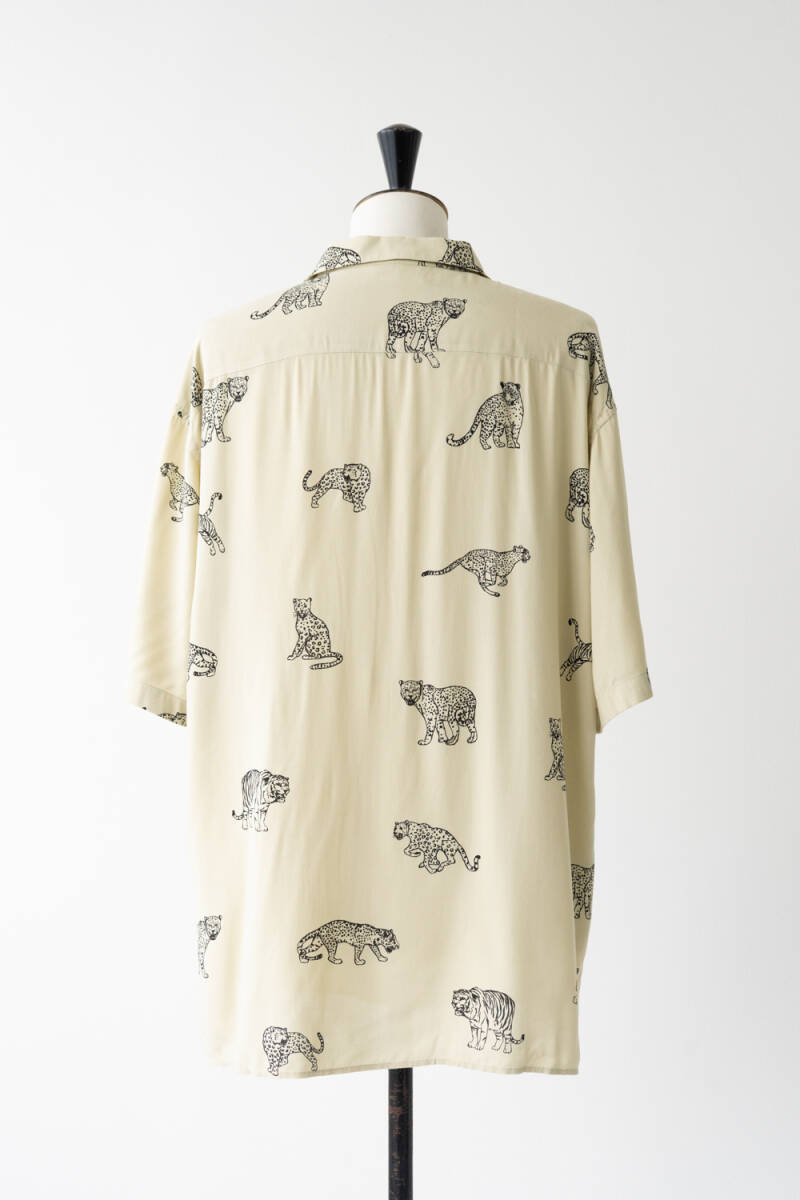 CELINE セリーヌ アニマル柄 シャツ size 37 1026841_画像3
