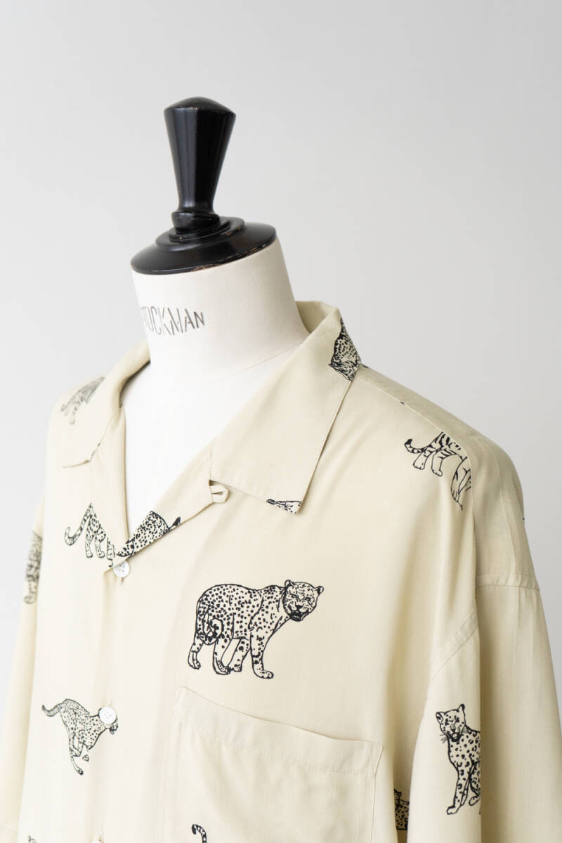 CELINE セリーヌ アニマル柄 シャツ size 37 1026841_画像4