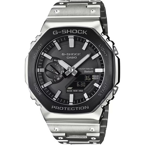 送料無料 特価 新品 CASIO カシオ 国内正規品 G-SHOCK GM-B2100BT-1AJF オクタゴン ブラックベゼル フルメタル タフソーラー メンズ腕時計_画像2