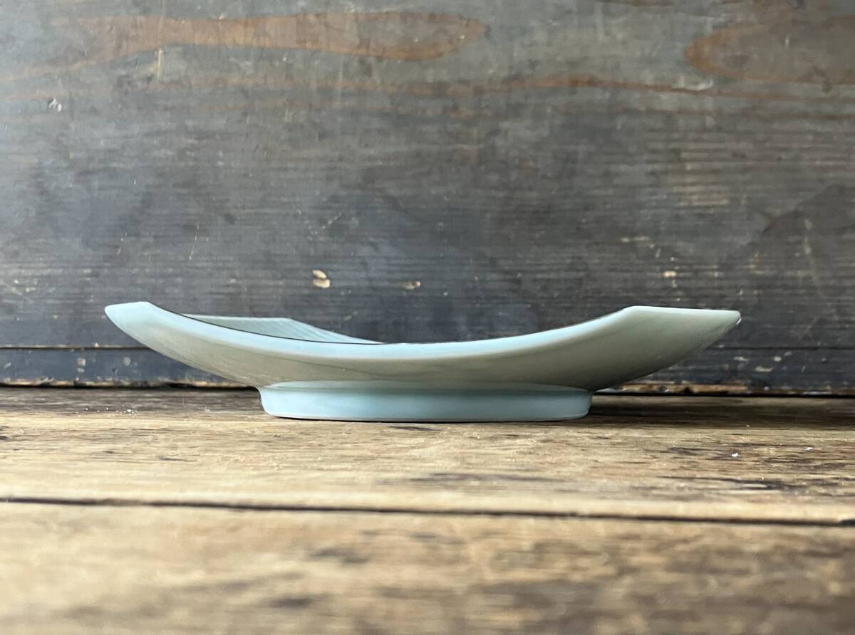 【OAN】時代物 銘有 色絵 印判 形皿 5枚セット 骨董 古美術 古道具 民藝 古民藝 茶道具 懐石 古玩 伊万里 九谷 瀬戸 無傷 I251025_画像6