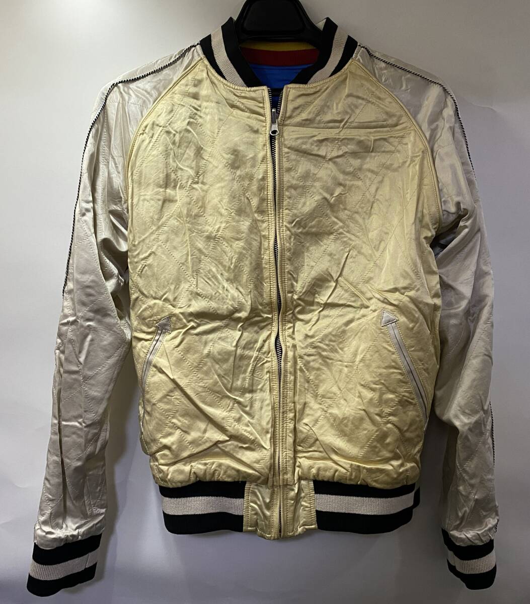 B314 1円～ 希少 未使用 wjk スカジャン Mサイズ リバーシブル_画像6