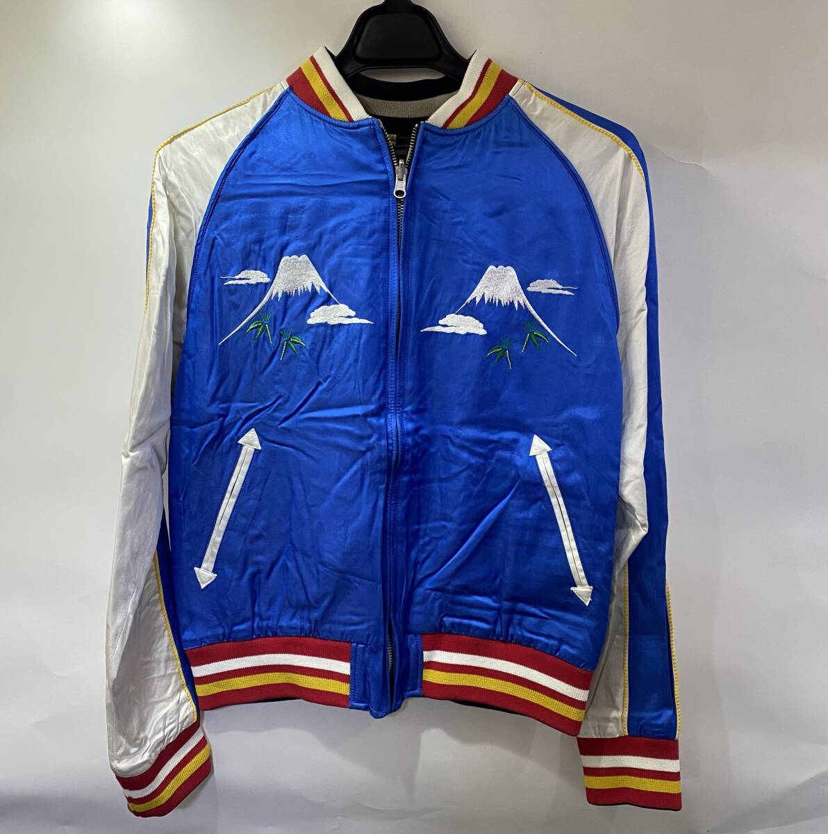 B314 1円～ 希少 未使用 wjk スカジャン Mサイズ リバーシブル_画像1