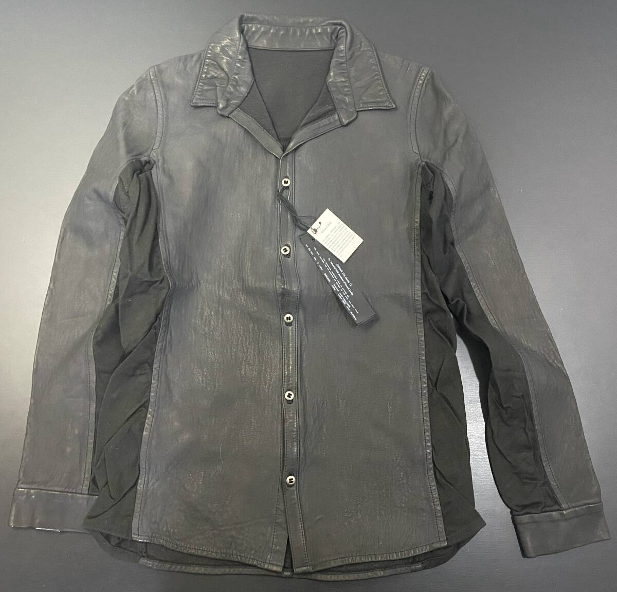 B348 1円～ 未使用 attack the mind7 アタックザマインド7 サイズ3 99/BLACK 黒 シャツ_画像2