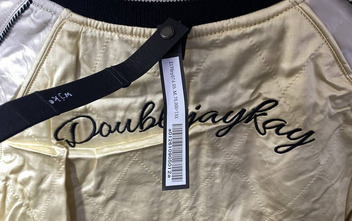 B314 1円～ 希少 未使用 wjk スカジャン Mサイズ リバーシブル_画像8