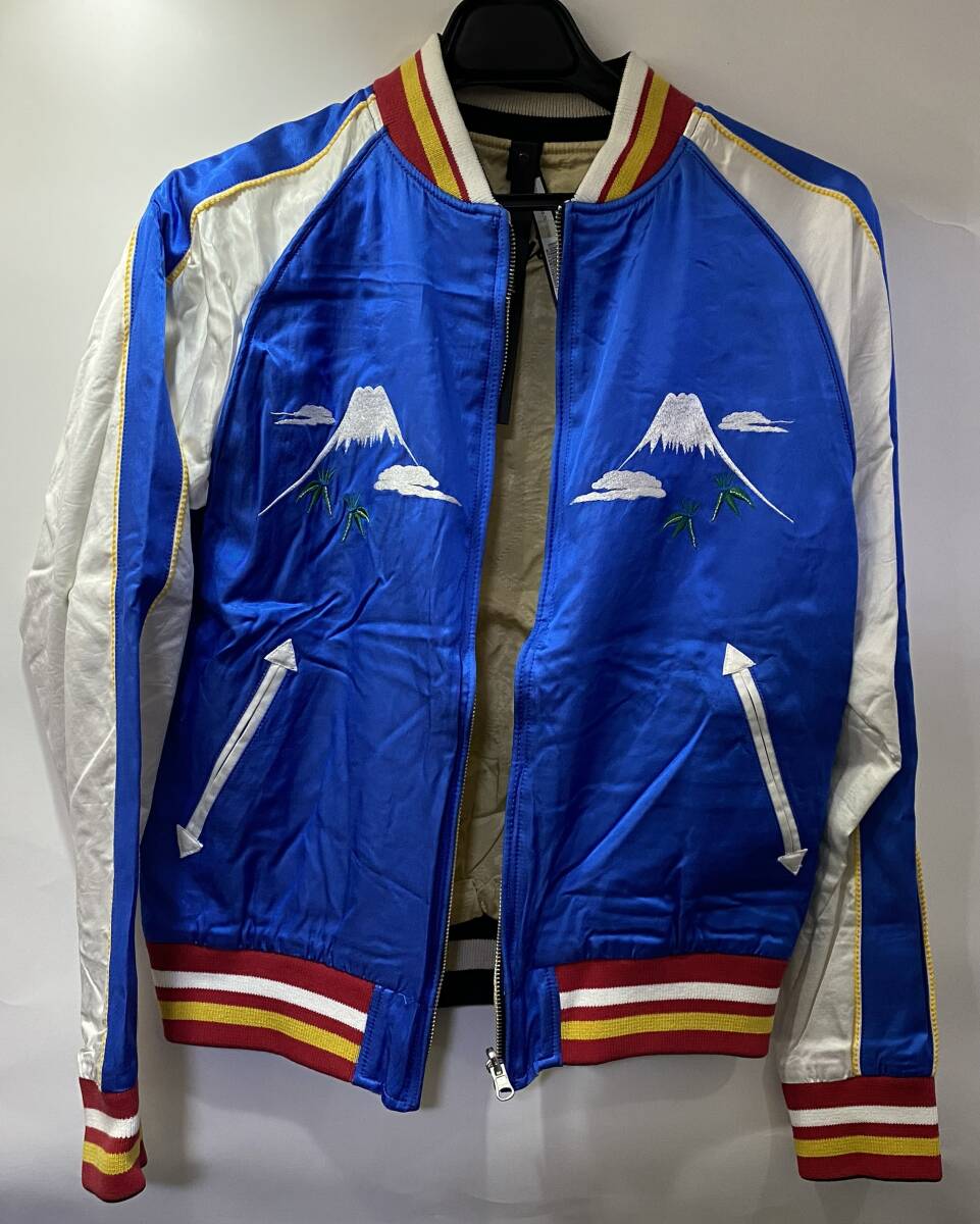 B314 1円～ 希少 未使用 wjk スカジャン Mサイズ リバーシブル_画像3