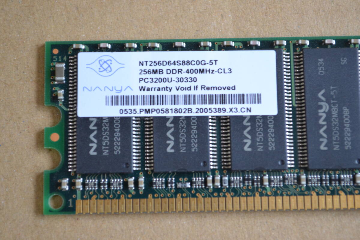 NT256D64S88C0G-5T 256MB DDR-400Mhz-CL3 1枚_画像5