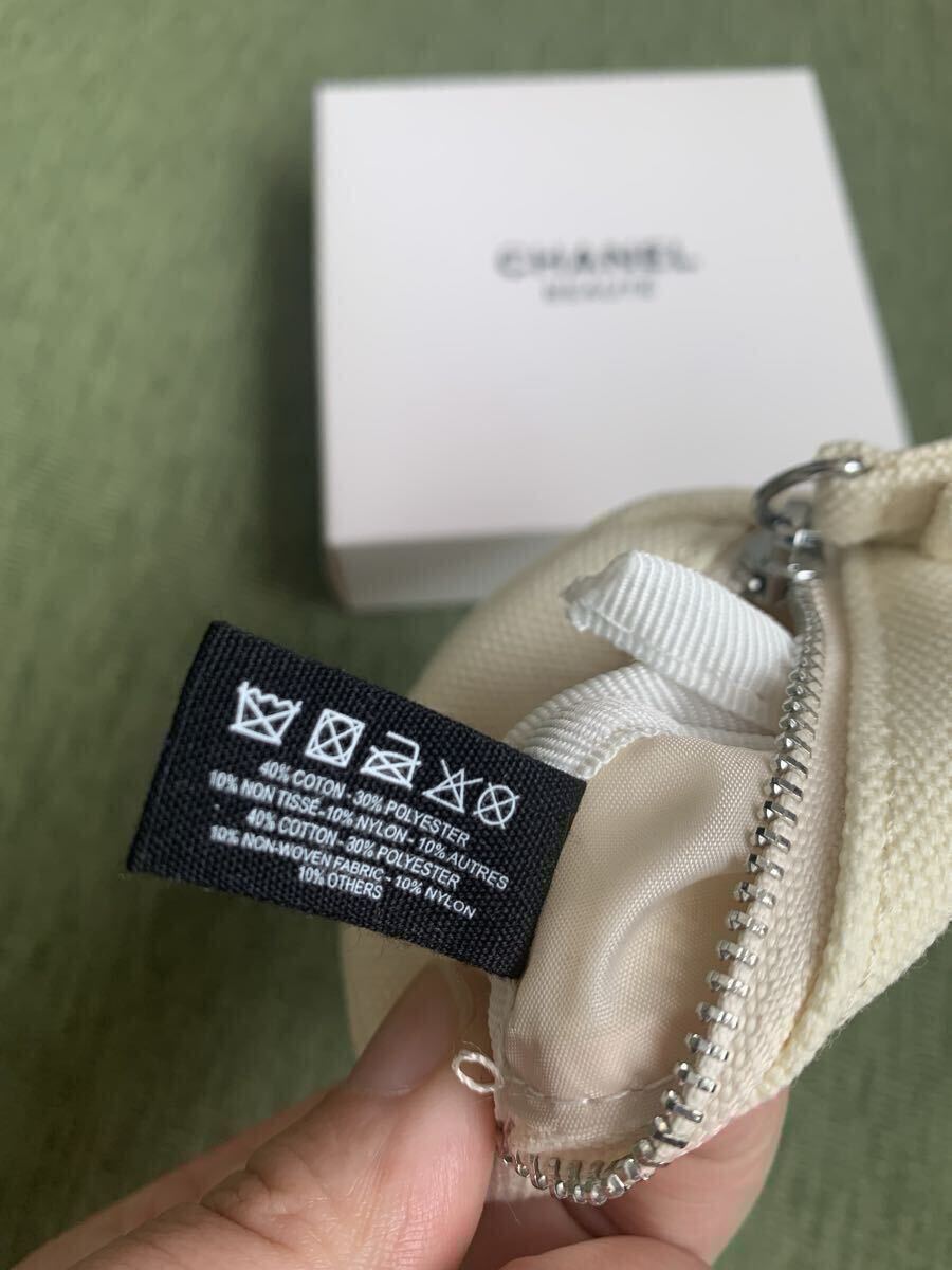 новый товар не использовался CHANEL BEAUTE Mini сумка ячейка для монет Novelty белый.