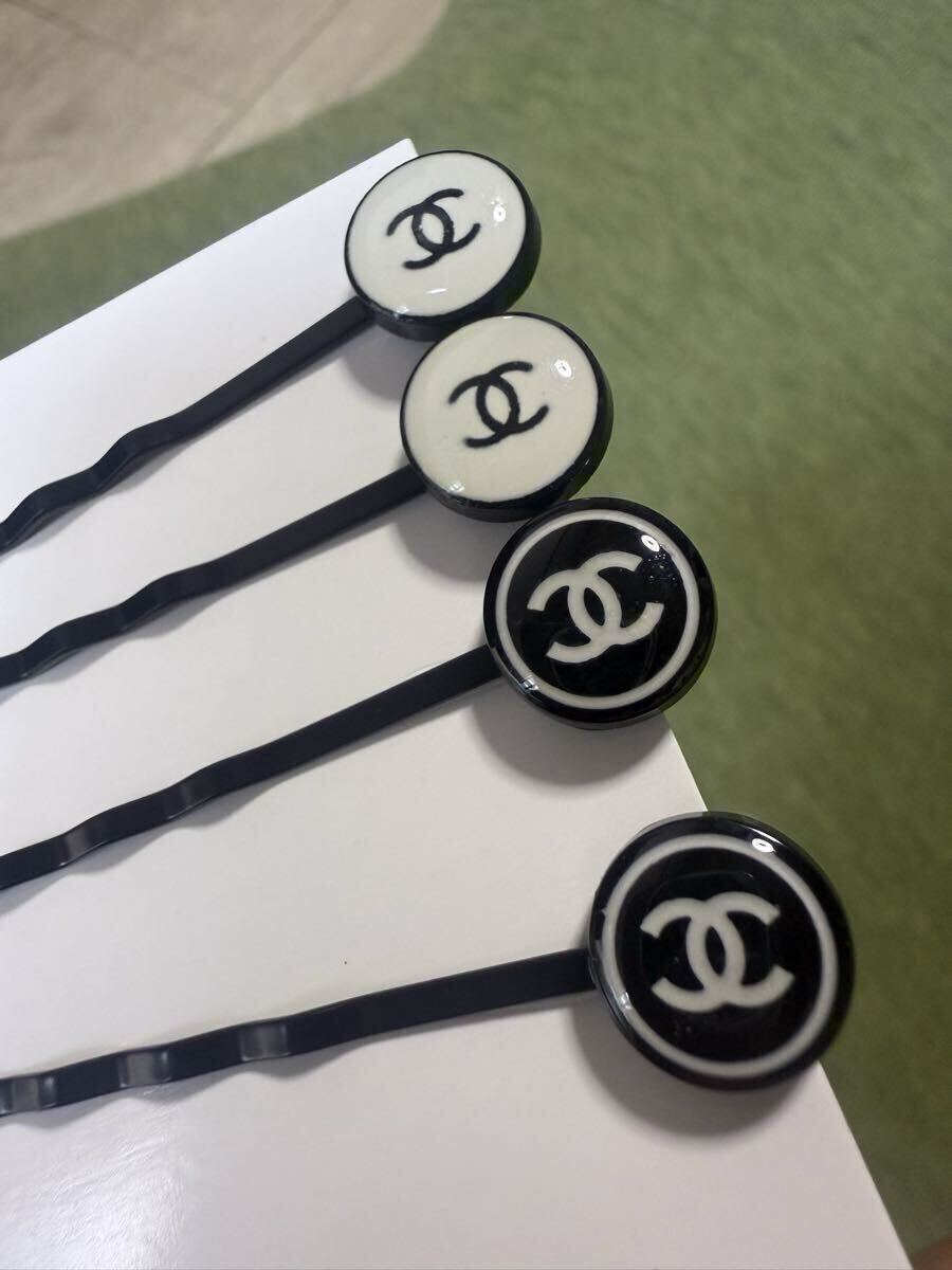 新品未使用 CHANEL シャネル VIP ノベルティ ヘアピン4点セット_画像6