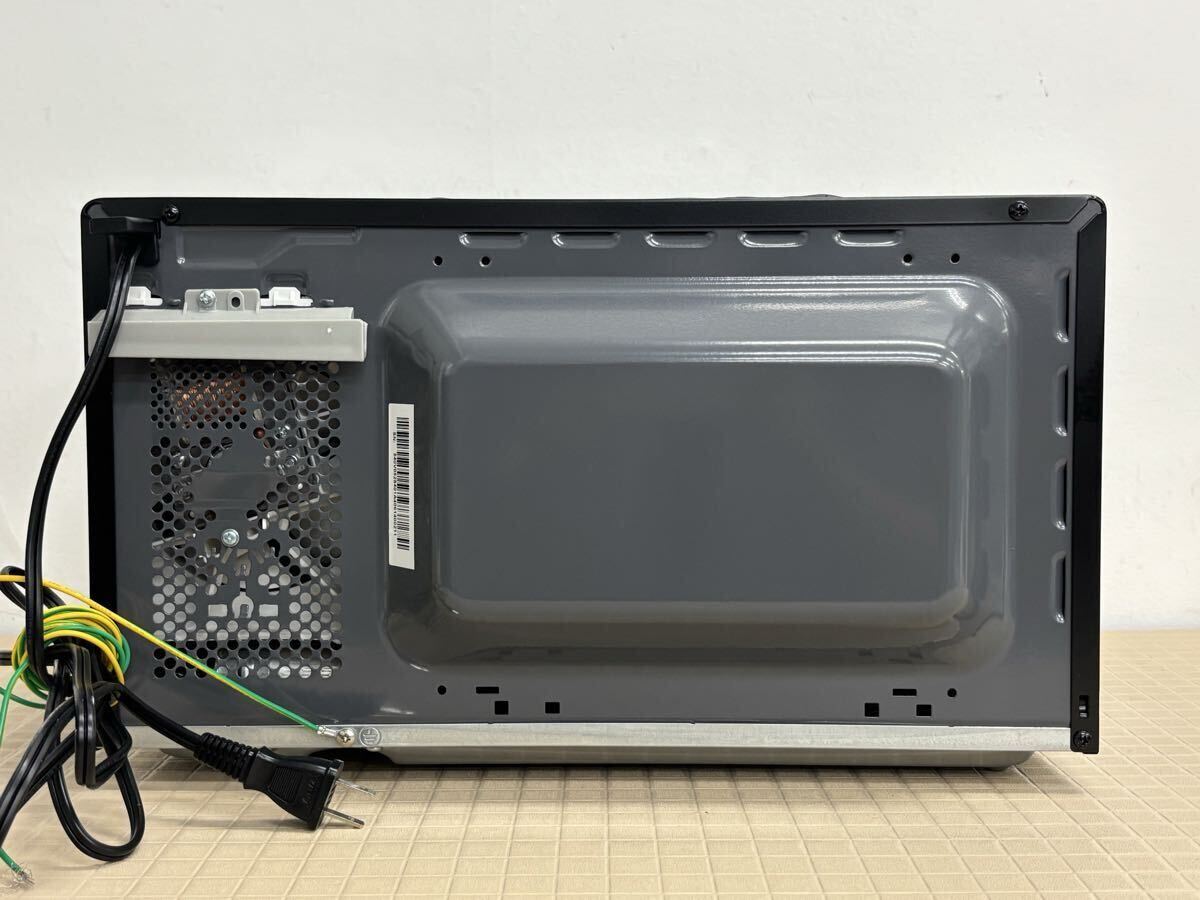 I♪ 通電品 直接引き取り限定 YAMAZEN 山善 マイクロ電子レンジ OB-R17TA(K) ブラック 2025年製 _画像4