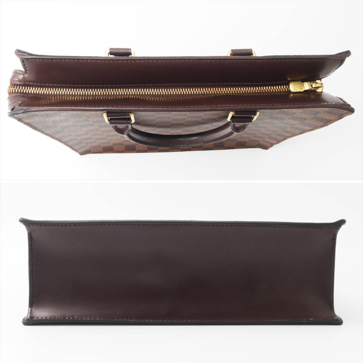 【極美品】 ルイヴィトン ダミエ ヴェニス ハンドバッグ ブラウン エベヌ (25-289)_画像4