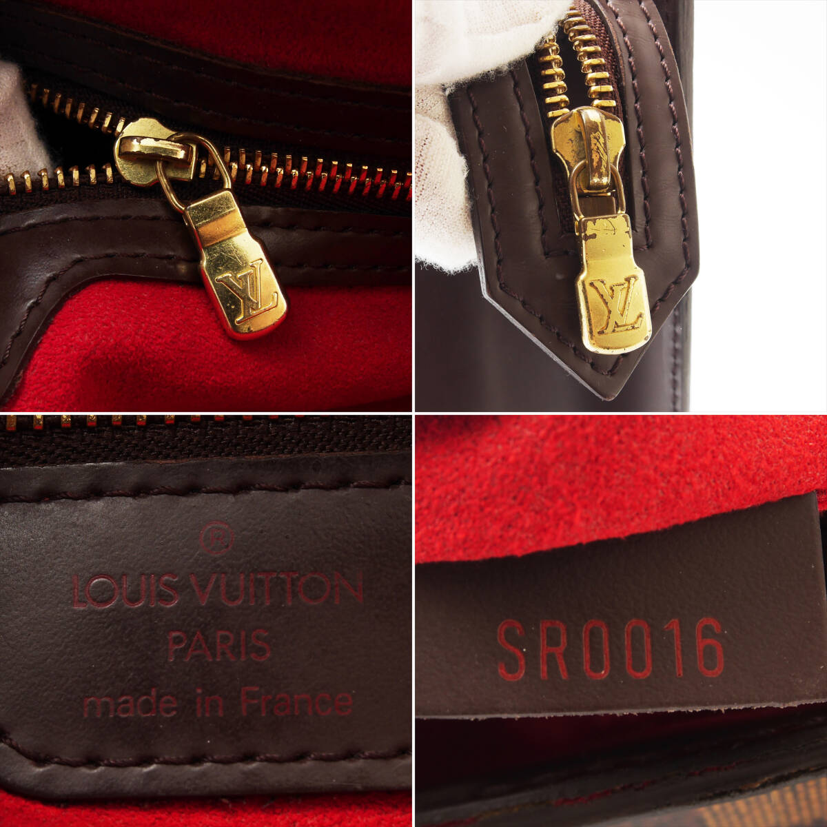 【極美品】 ルイヴィトン ダミエ ヴェニス ハンドバッグ ブラウン エベヌ (25-289)_画像10