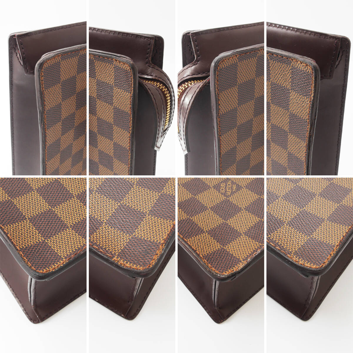 【極美品】 ルイヴィトン ダミエ ヴェニス ハンドバッグ ブラウン エベヌ (25-289)_画像5