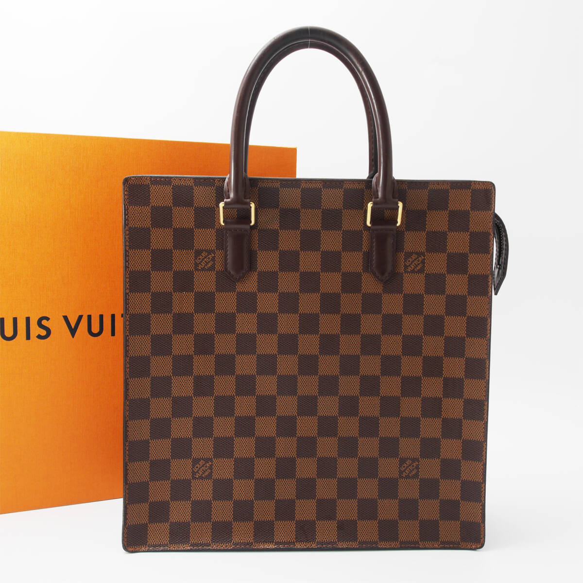 【極美品】 ルイヴィトン ダミエ ヴェニス ハンドバッグ ブラウン エベヌ (25-289)_画像2