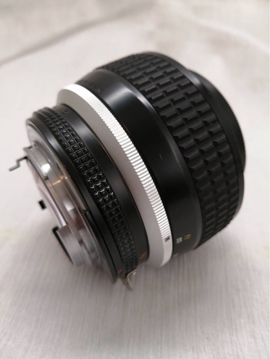 51【15】Nikon ニコン 希少銘玉レンズ AI Noct Nikkor 58mm F1.2 レンズフードHS-7付属 ニコンFマウント あ_画像3