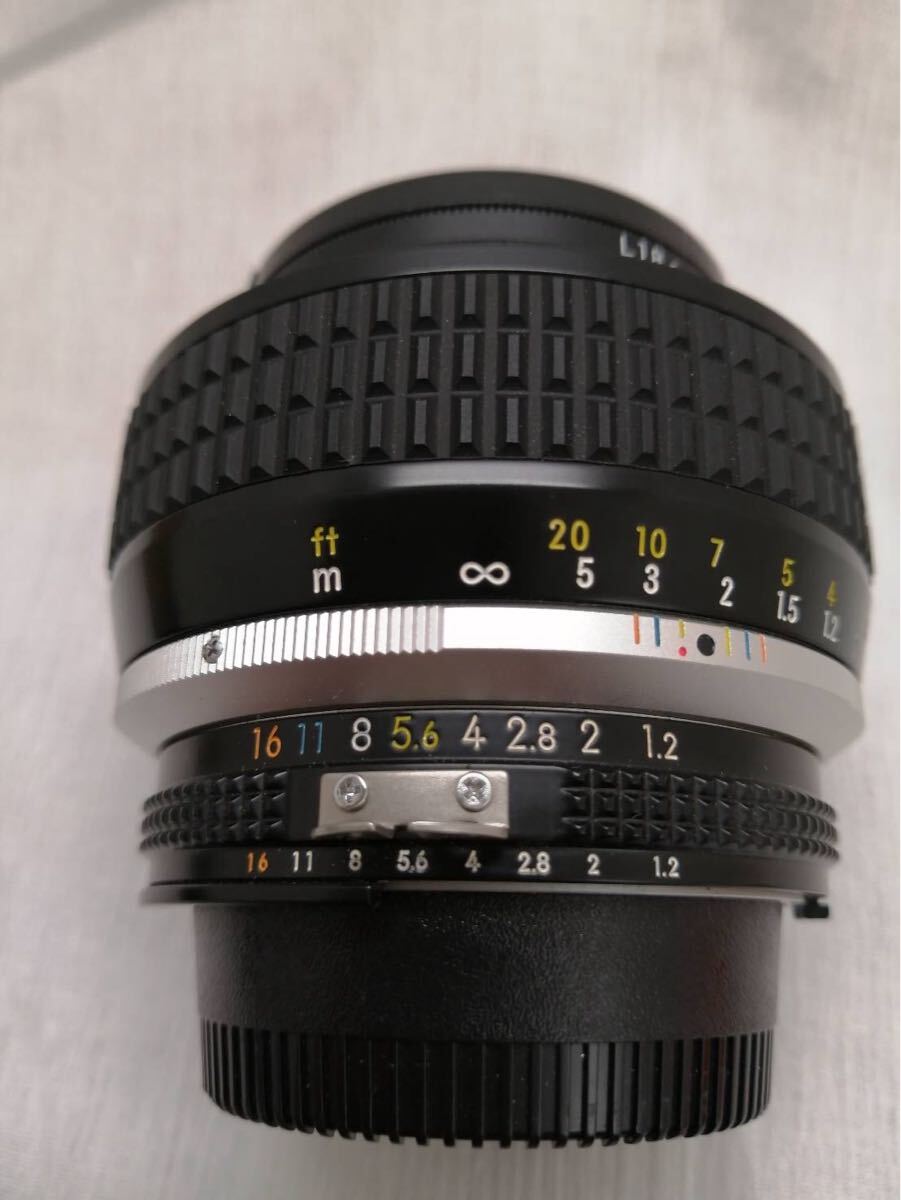 51【15】Nikon ニコン 希少銘玉レンズ AI Noct Nikkor 58mm F1.2 レンズフードHS-7付属 ニコンFマウント あ_画像7