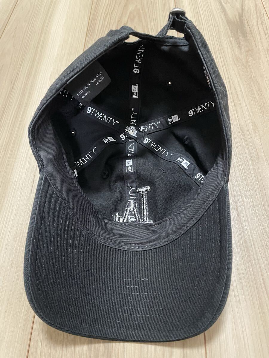 【NEW ERA】9TWENTY MLB BASEBALL CAP /【ニューエラ】920 ベースボール キャップ ブラック 黒 ドジャース_画像3