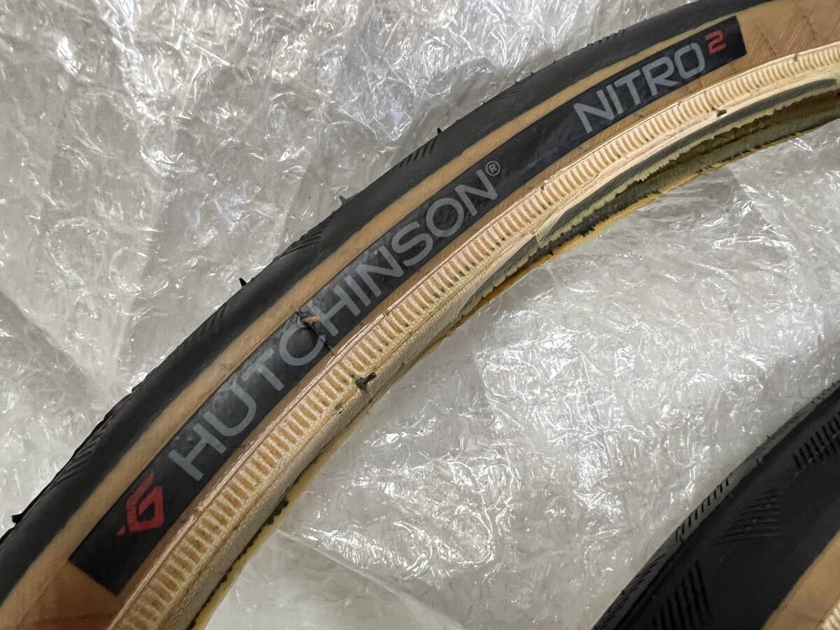 HUTCHINSON NITRO2 700x25c タンカラー 2本セット 未使用タンカラー_画像2