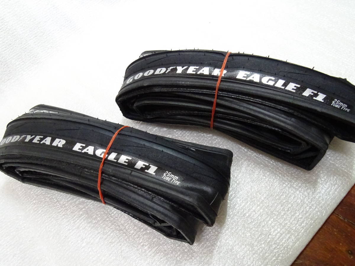 重量:203g GOODYEAR グッドイヤー EAGLE F1 25C クリンチャー タイヤ2本セット_画像6
