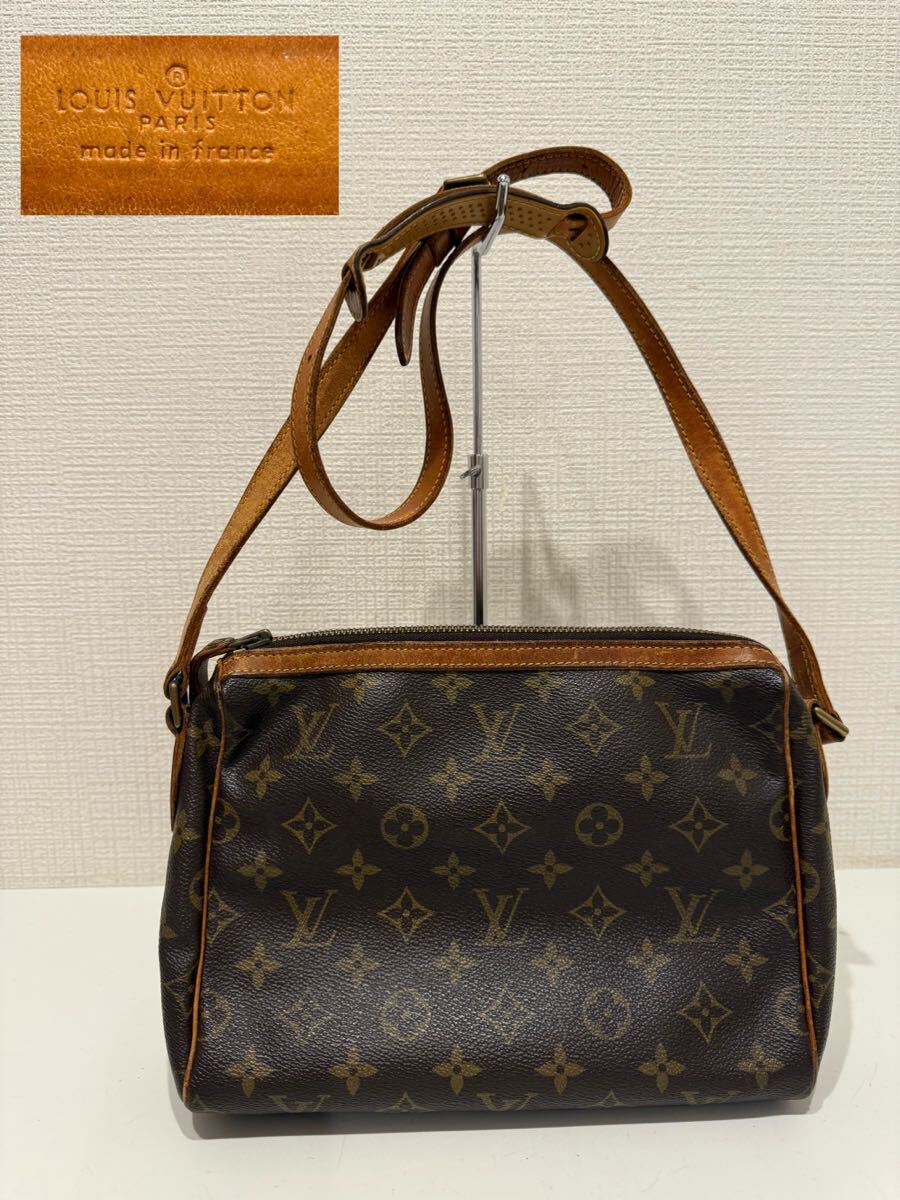 * супер редкий *LOUIS VUITTON* Louis Vuitton * монограмма * парусина *chu-ru Lee * сумка на плечо * снят с производства редкий item * Vintage *